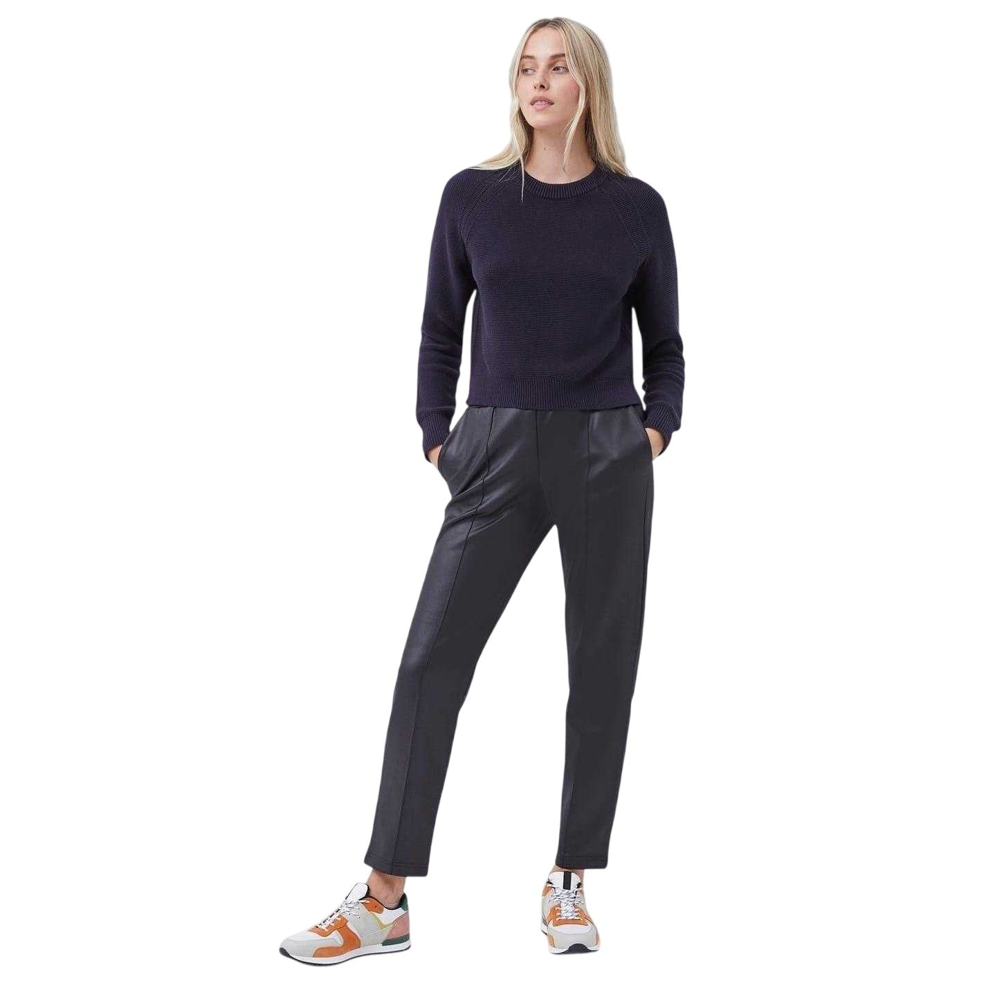 Blue - Front - French Connection Womens-Ladies Mozart Cotton Jumper