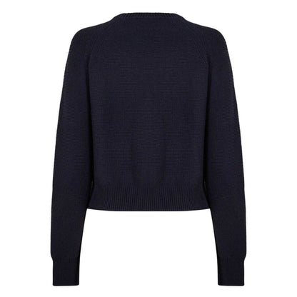 Blue - Back - French Connection Womens-Ladies Mozart Cotton Jumper