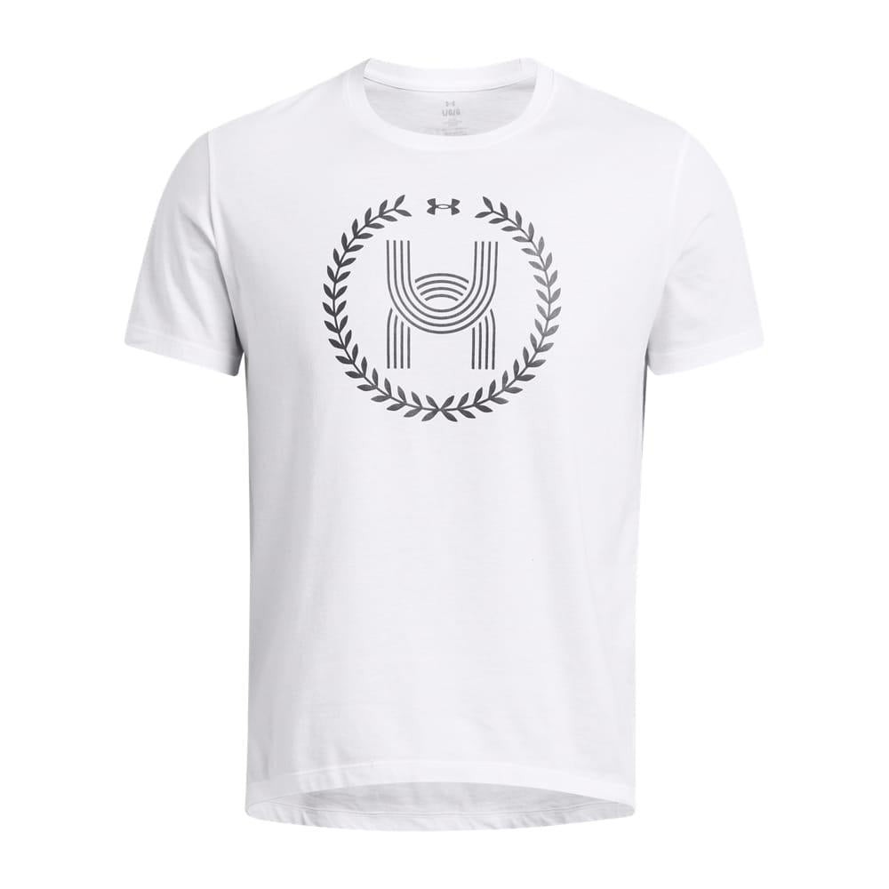 White - Front - Under Armour Mens Run Anywhere Short-Sleeved T-Shirt