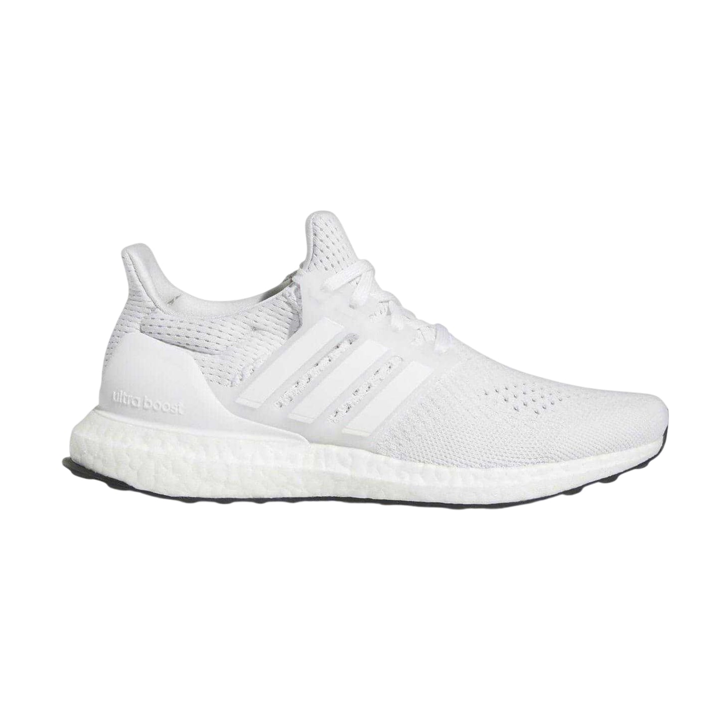 White - Front - Adidas Womens-Ladies Ultraboost 1.0 3 Stripes Running Shoes