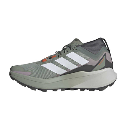 Silver Green - Side - Adidas Womens-Ladies Terrex Agravic Shoes