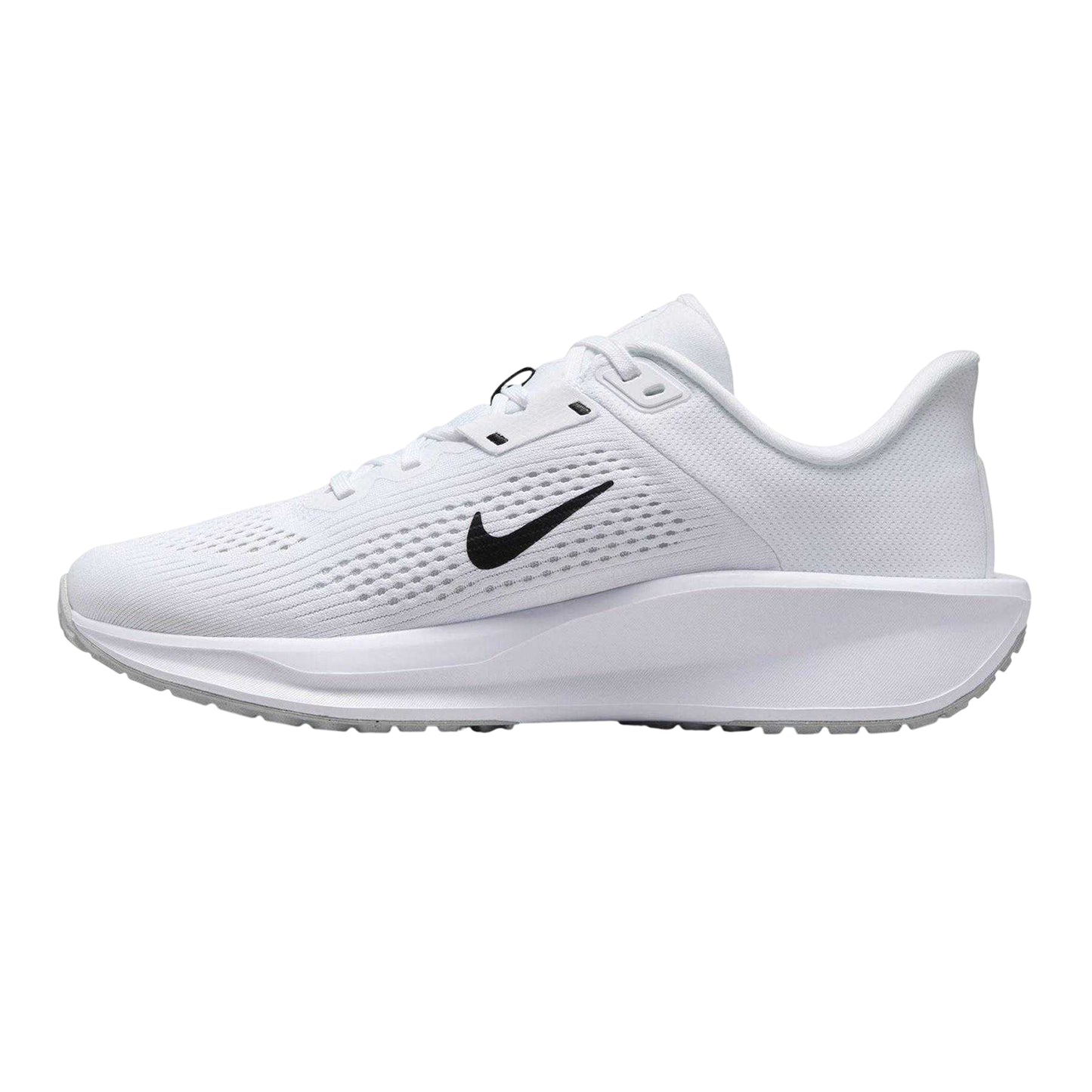 White-Black - Side - Nike Womens-Ladies Quest 6 Running Shoes