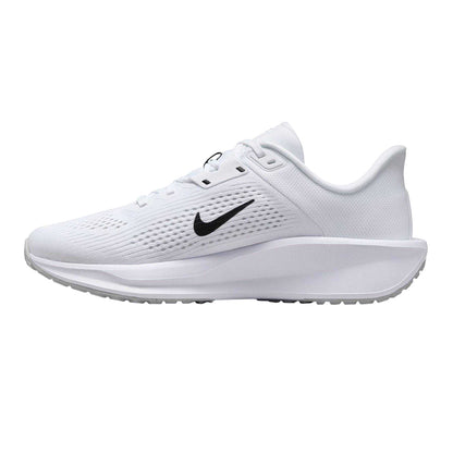 White-Black - Side - Nike Womens-Ladies Quest 6 Running Shoes