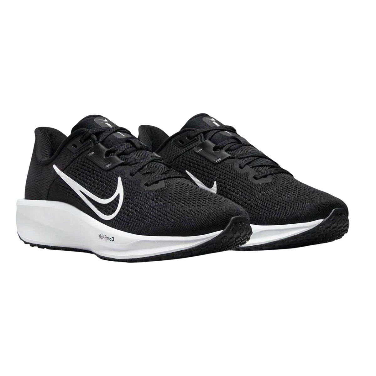 Black-White - Front - Nike Womens-Ladies Quest 6 Running Shoes