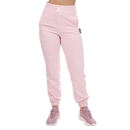 Pink - Front - Adidas Womens-Ladies Sportswear Studio Lounge Summer Jogging Bottoms