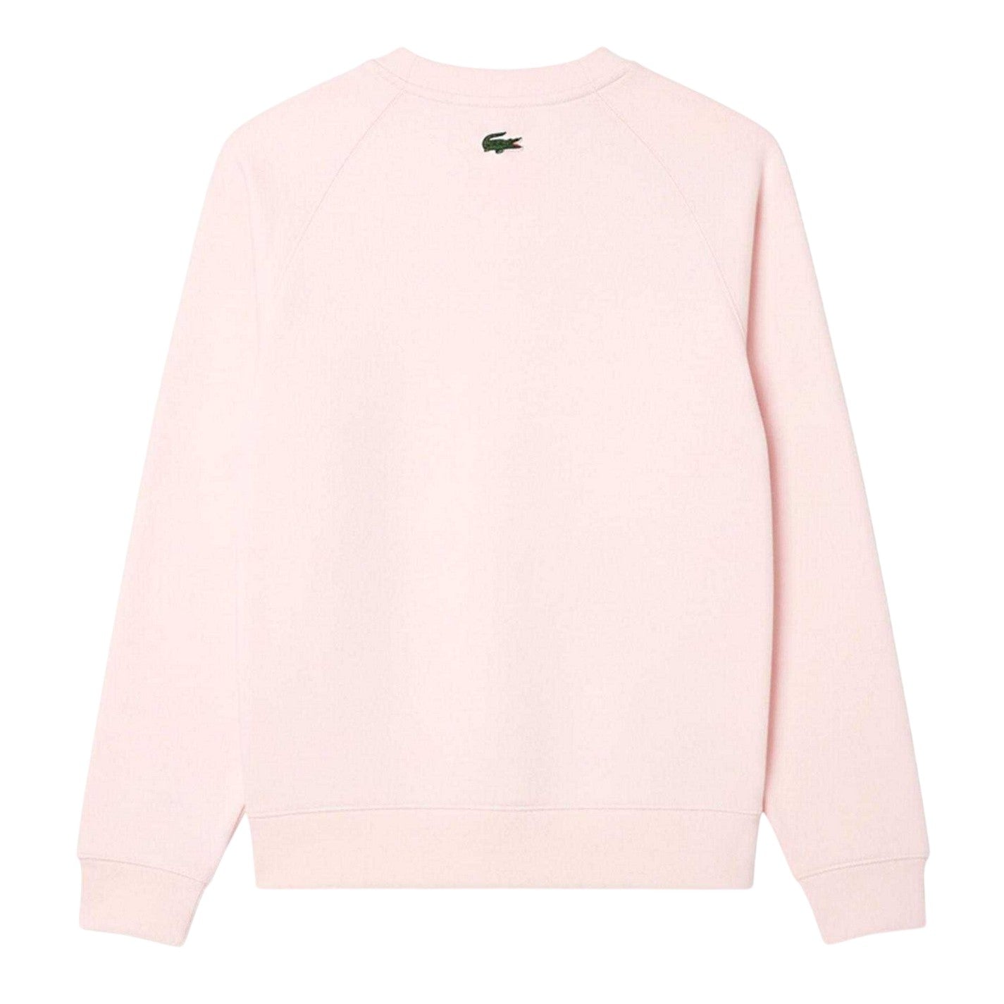 Pink - Back - Lacoste Unisex Adult Logo Fleece Sweatshirt