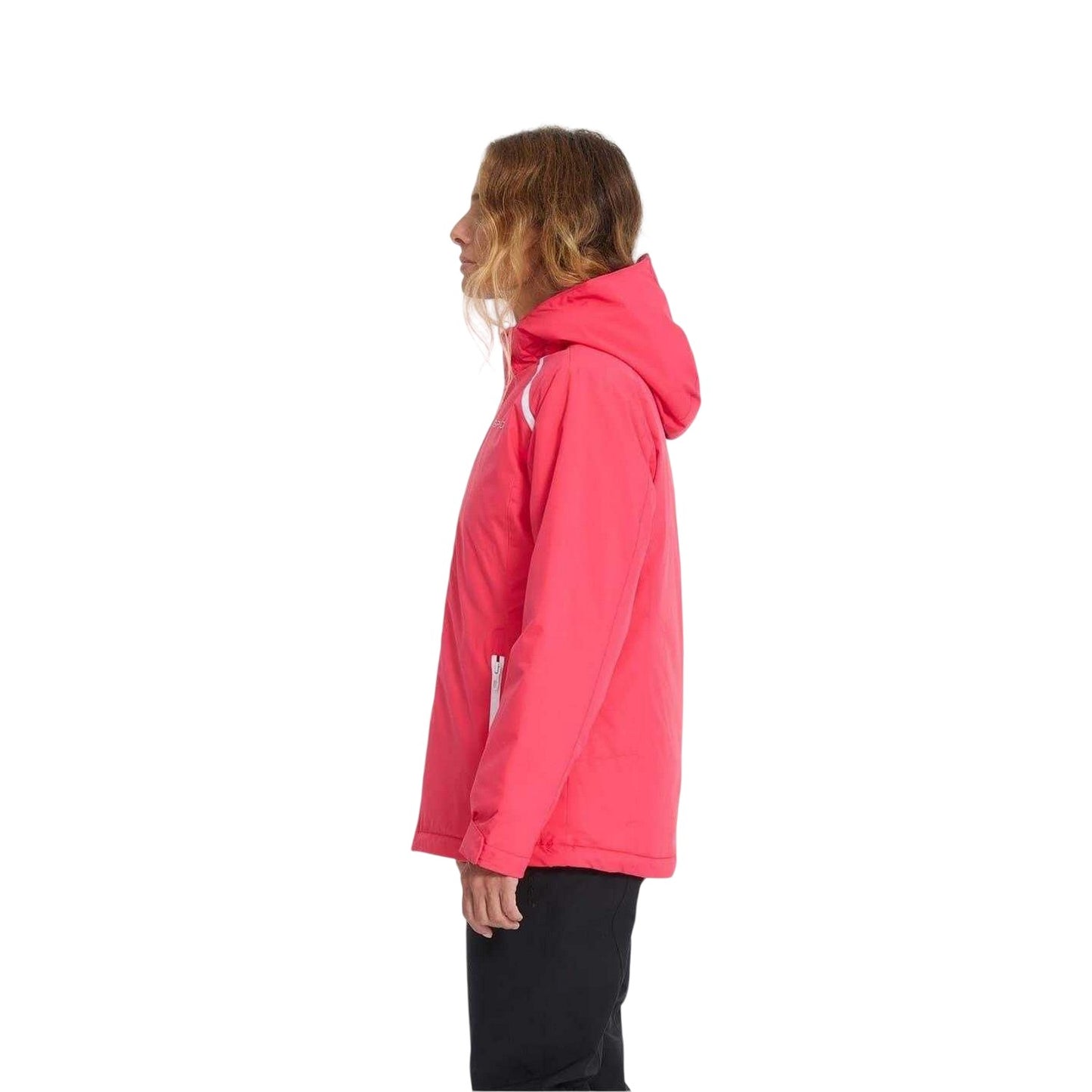 Prism Pink - Lifestyle - Spyder Womens-Ladies Patterned Hooded Regular Ski Jacket