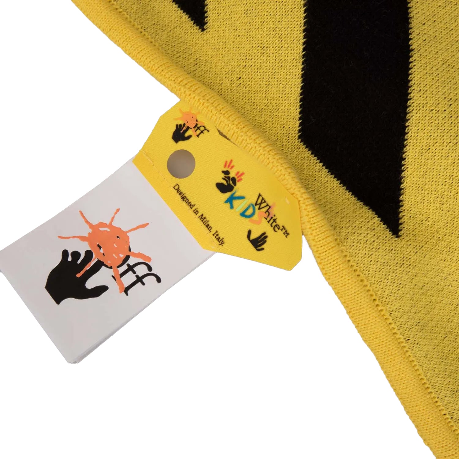 Yellow-Black - Back - Off White Arrow Diagonal Scarf