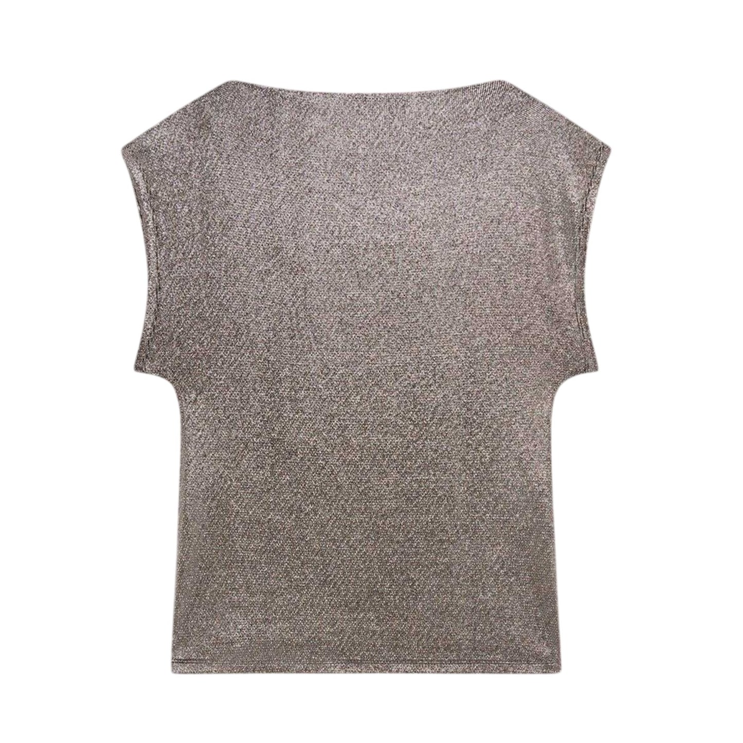Charcoal - Front - Ted Baker Womens-Ladies Jjesca Metallic Top
