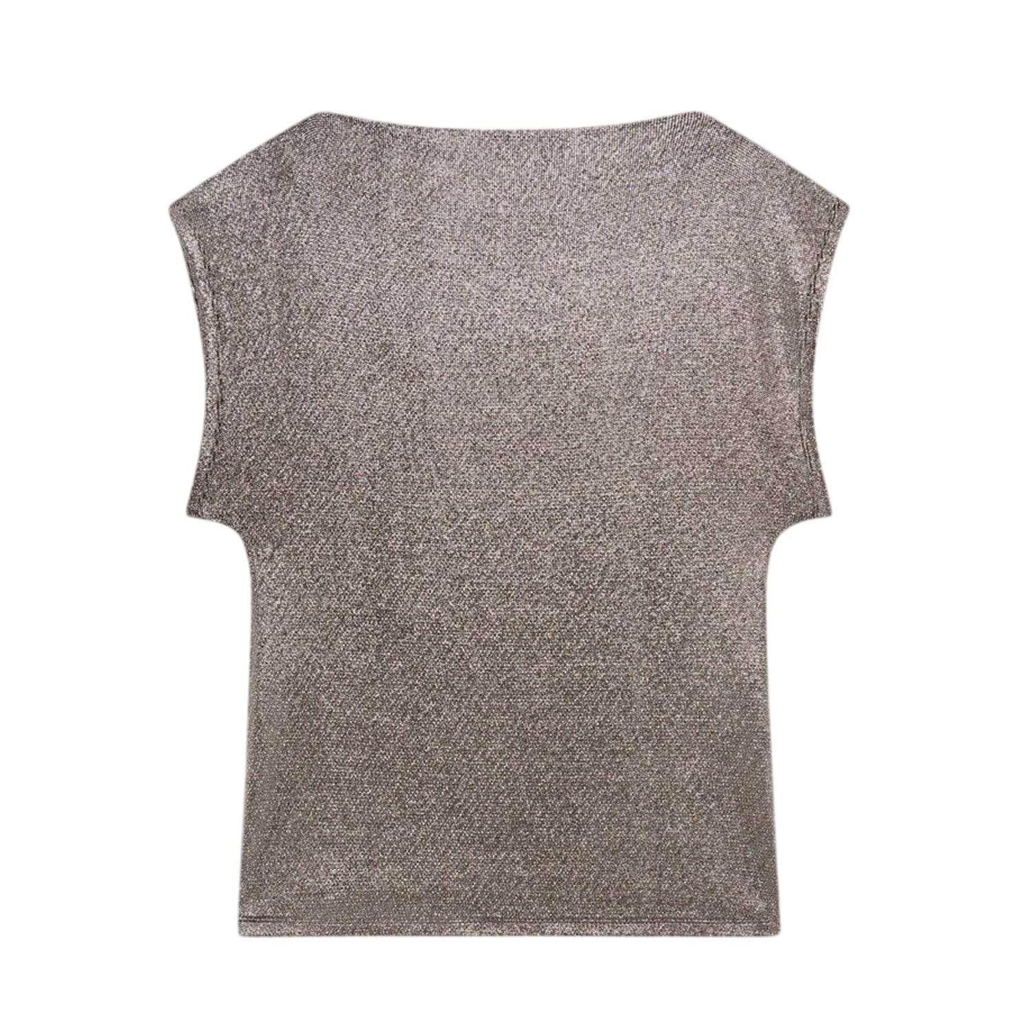 Charcoal - Front - Ted Baker Womens-Ladies Jjesca Metallic Top