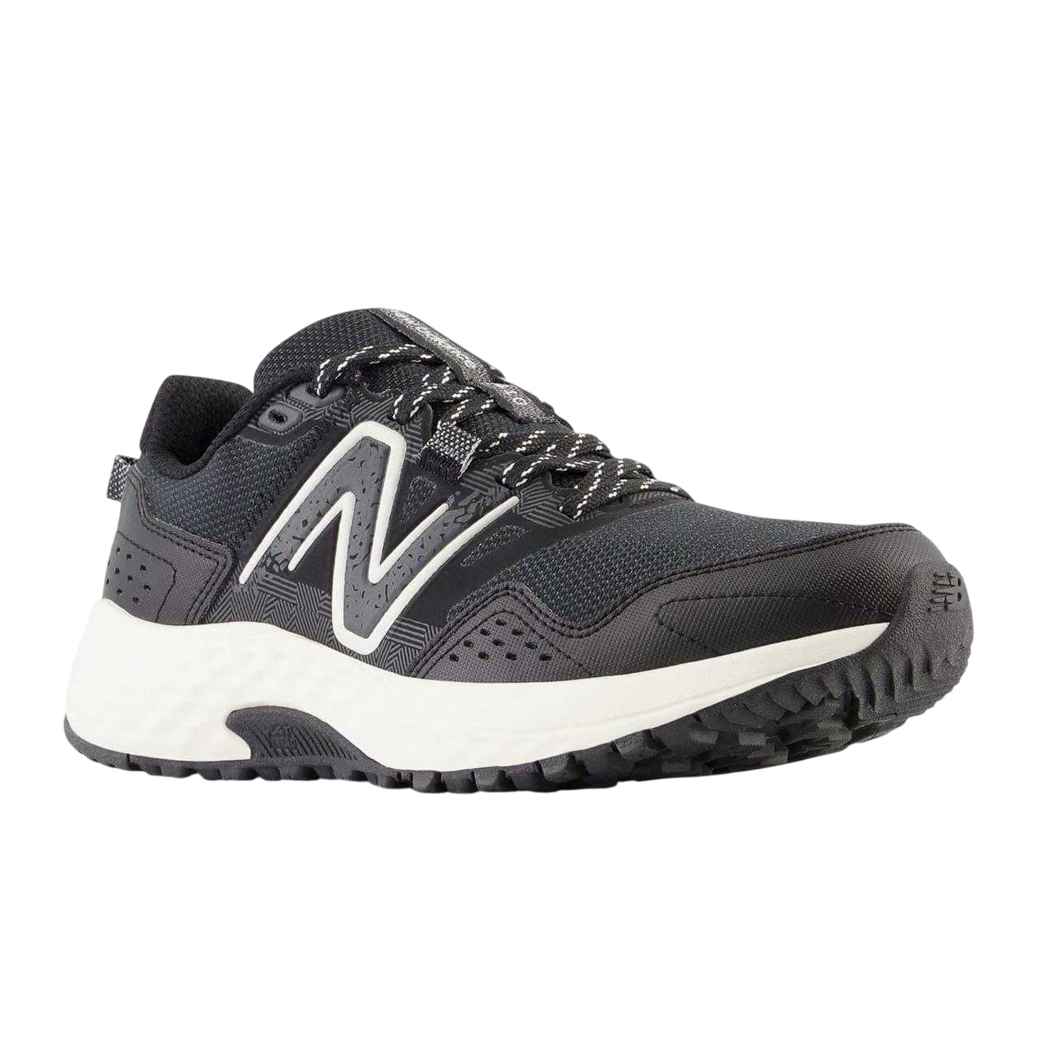 Black-White - Front - New Balance Womens-Ladies 410v8 Running Trainers