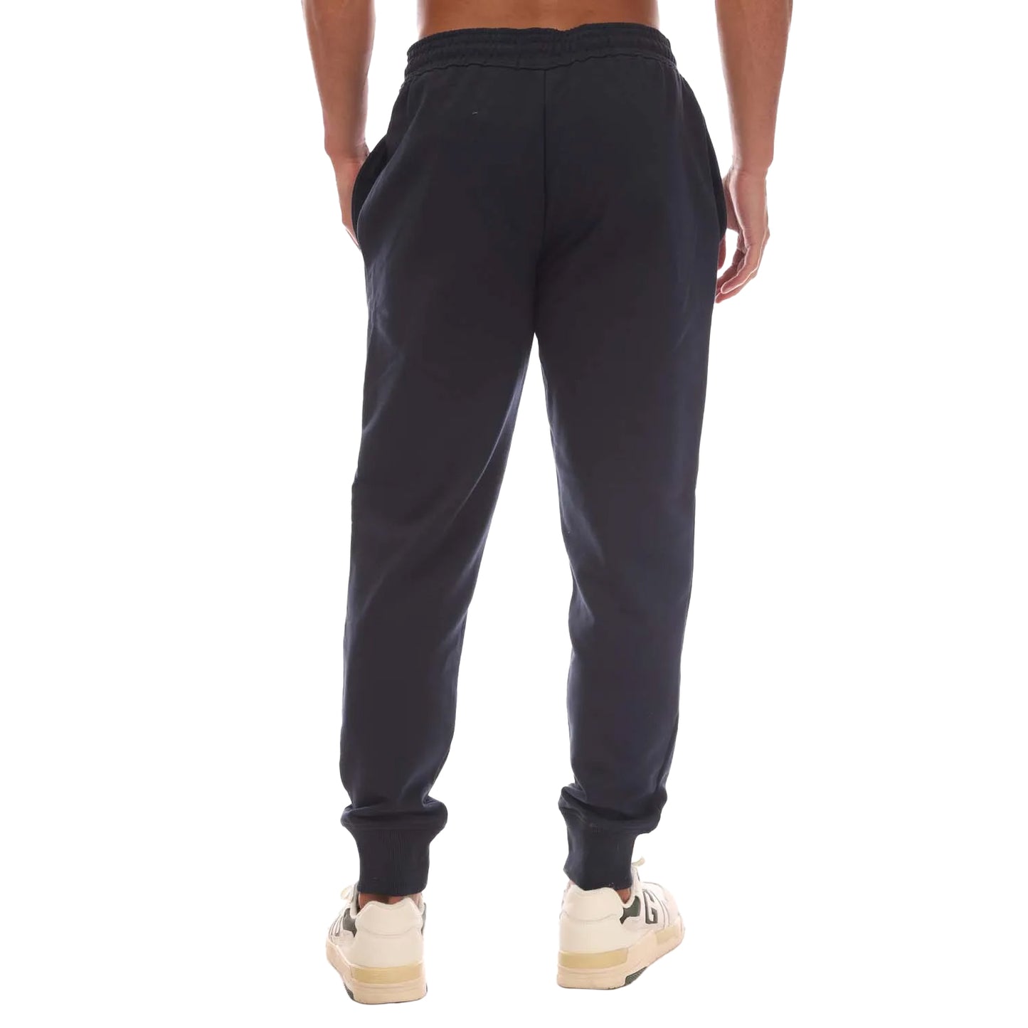 Navy - Back - Timberland Mens Exeter River Loopback Jogging Bottoms