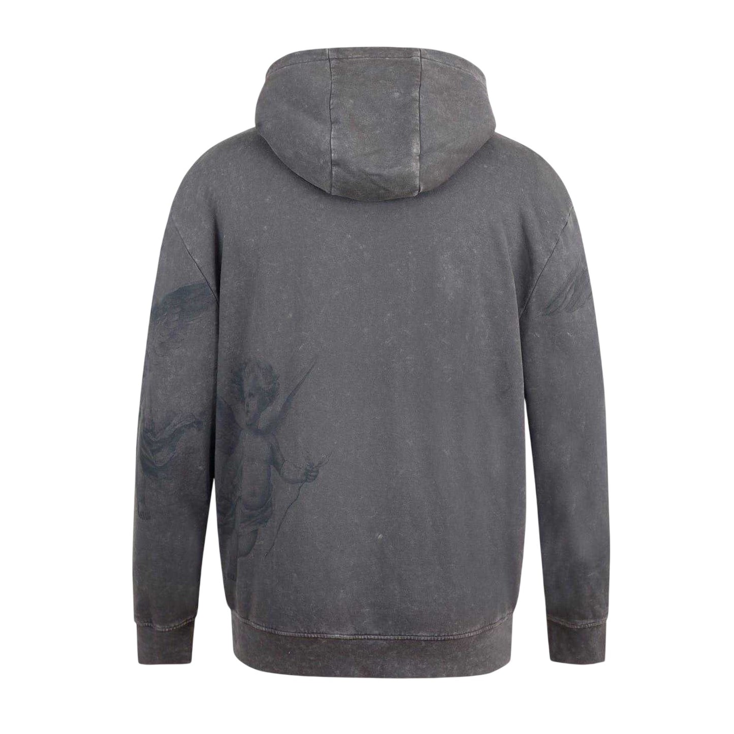 Washed Grey - Back - Firetrap Mens Cupid Hoodie