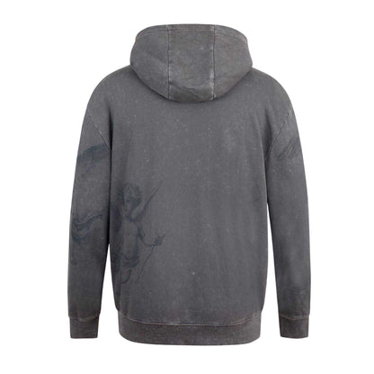 Washed Grey - Back - Firetrap Mens Cupid Hoodie