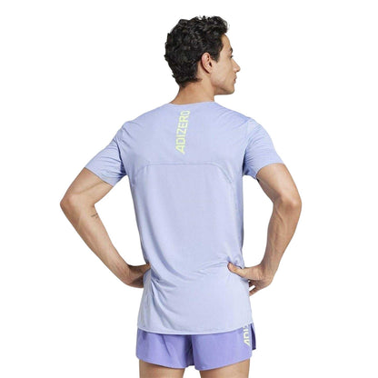 Blue - Back - Adidas Womens-Ladies Adizero Performance T-Shirt