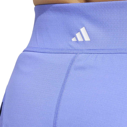 Blue - Side - Adidas Womens-Ladies Pro Tennis Skirt