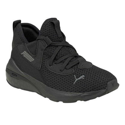 Black - Front - Puma Boys Flat Trainers