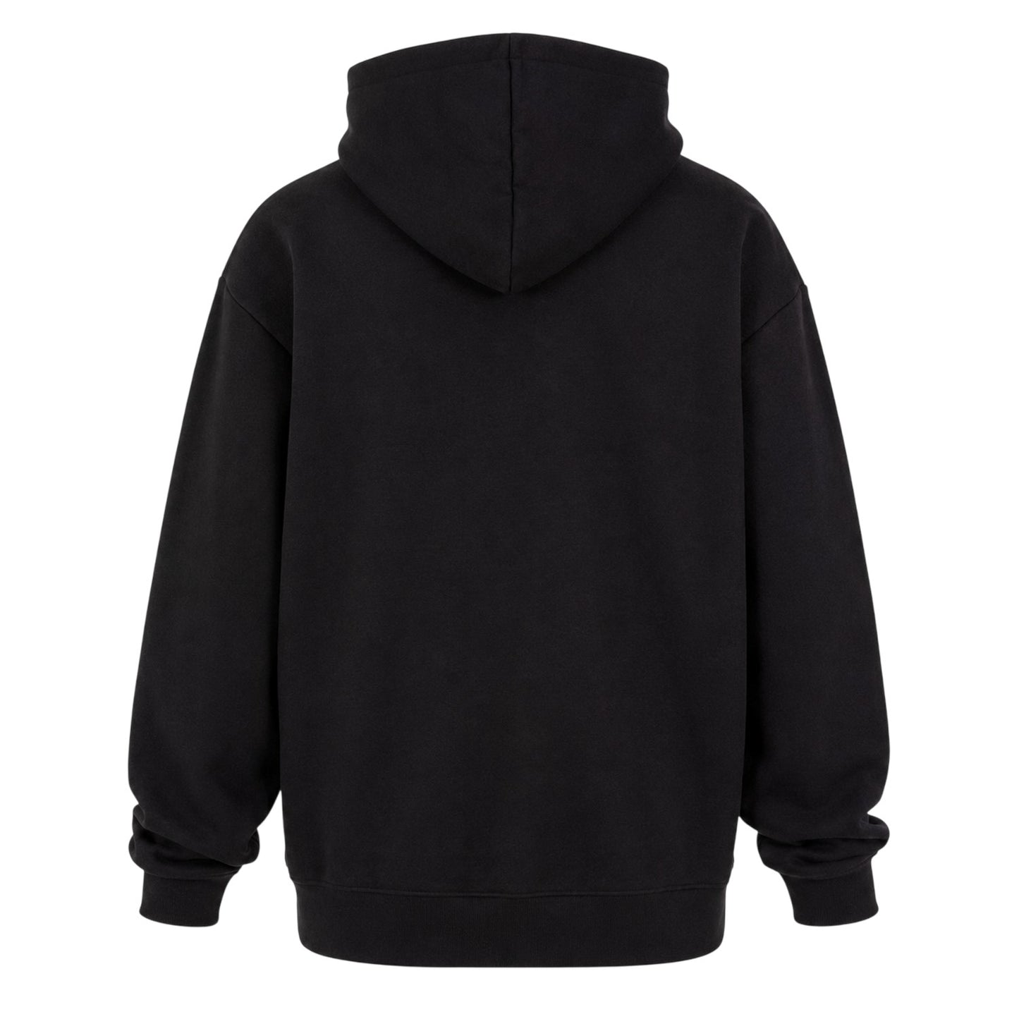 Black - Back - Mercier Mens Embroidered Hoodie