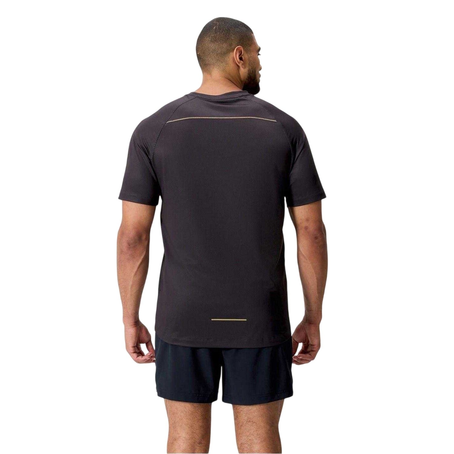 Black - Back - Canterbury Mens Tempo Logo Regular Raglan T-Shirt