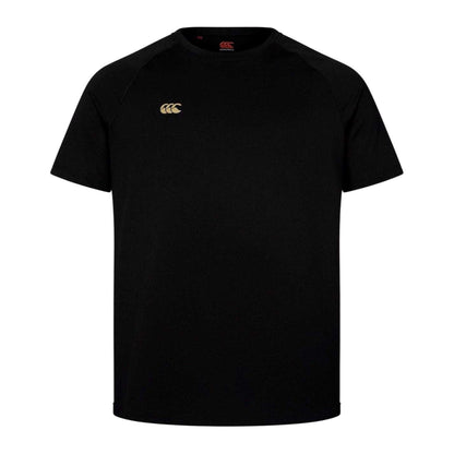 Black - Front - Canterbury Mens Tempo Logo Regular Raglan T-Shirt
