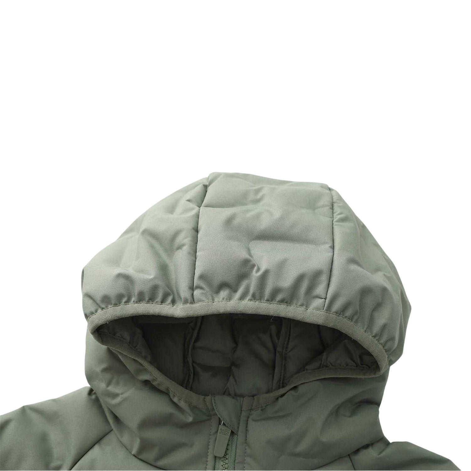 Khaki Green - Side - Karrimor Childrens-Kids Heat Sealed Baffles Puffer Jacket