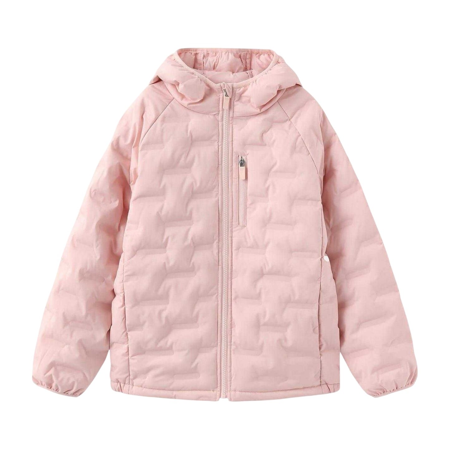 Pink - Front - Karrimor Childrens-Kids Heat Sealed Baffles Puffer Jacket