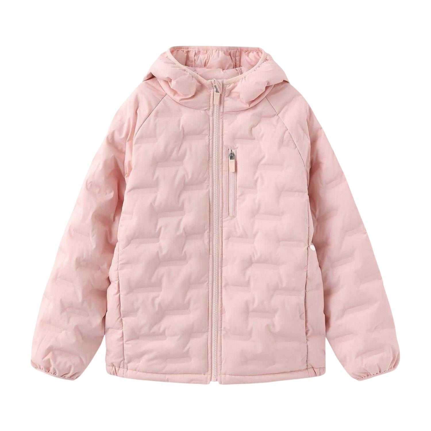 Pink - Front - Karrimor Childrens-Kids Heat Sealed Baffles Puffer Jacket