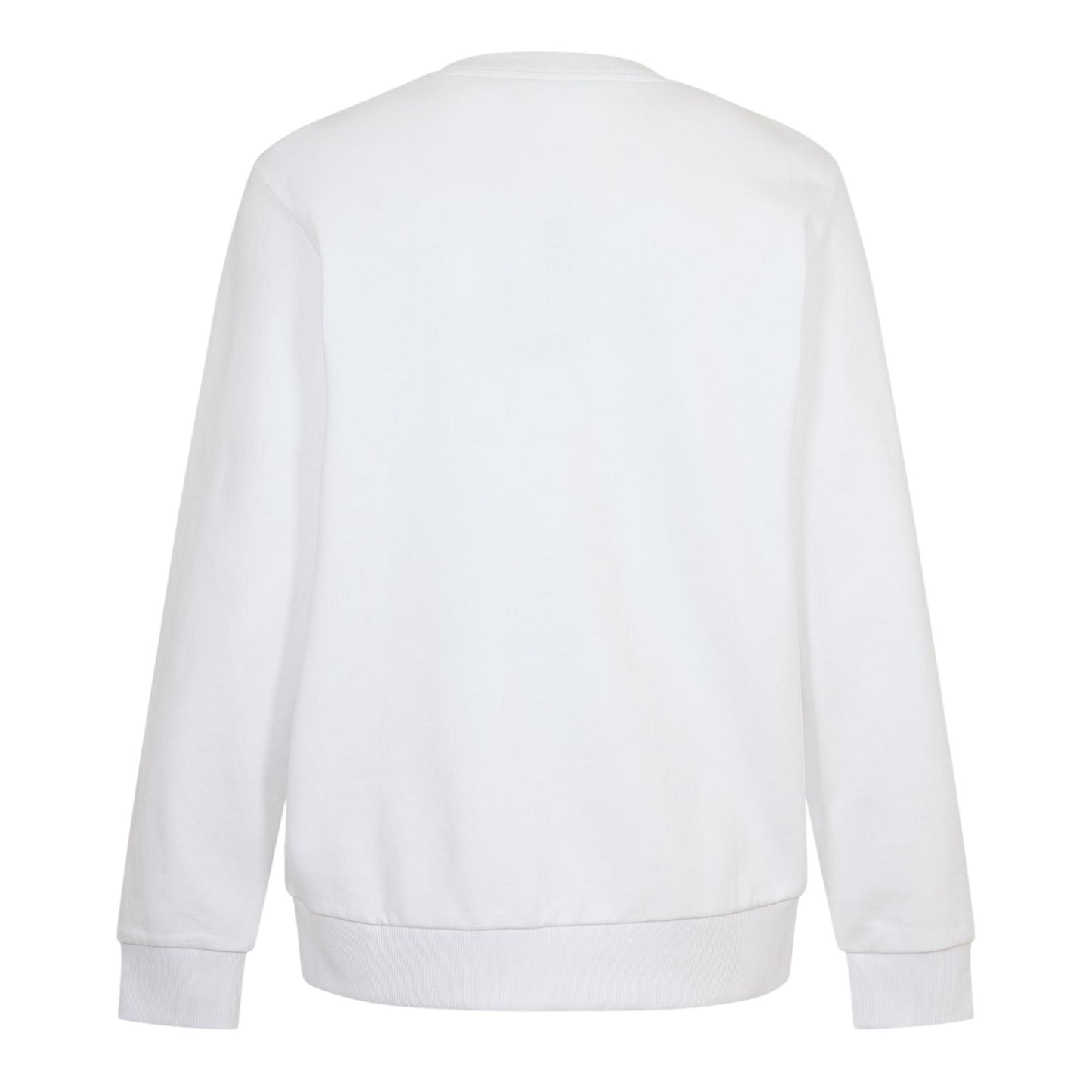 White - Back - Boss Mens Soleri 88 Ribbed Crew Neck Sweatshirt