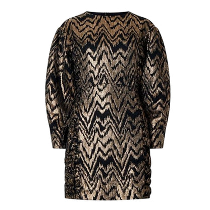 Blackout-Copper - Front - French Connection Womens-Ladies Ellery Puff Sleeve Mini Dress