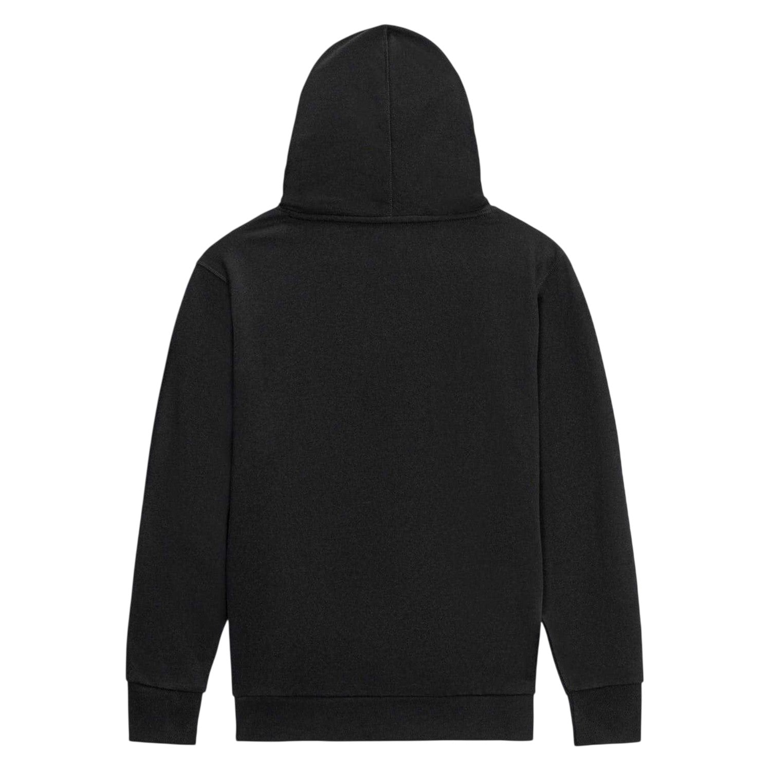 Black - Back - Hurley Mens Box Logo Fleece Hoodie