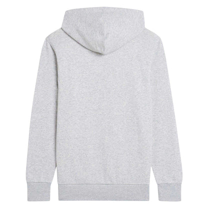 Grey - Back - Hurley Mens Box Logo Fleece Hoodie