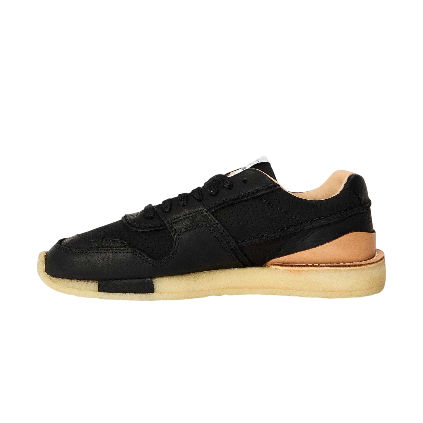 Black - Back - Clarks Originals Mens Leather Trainers