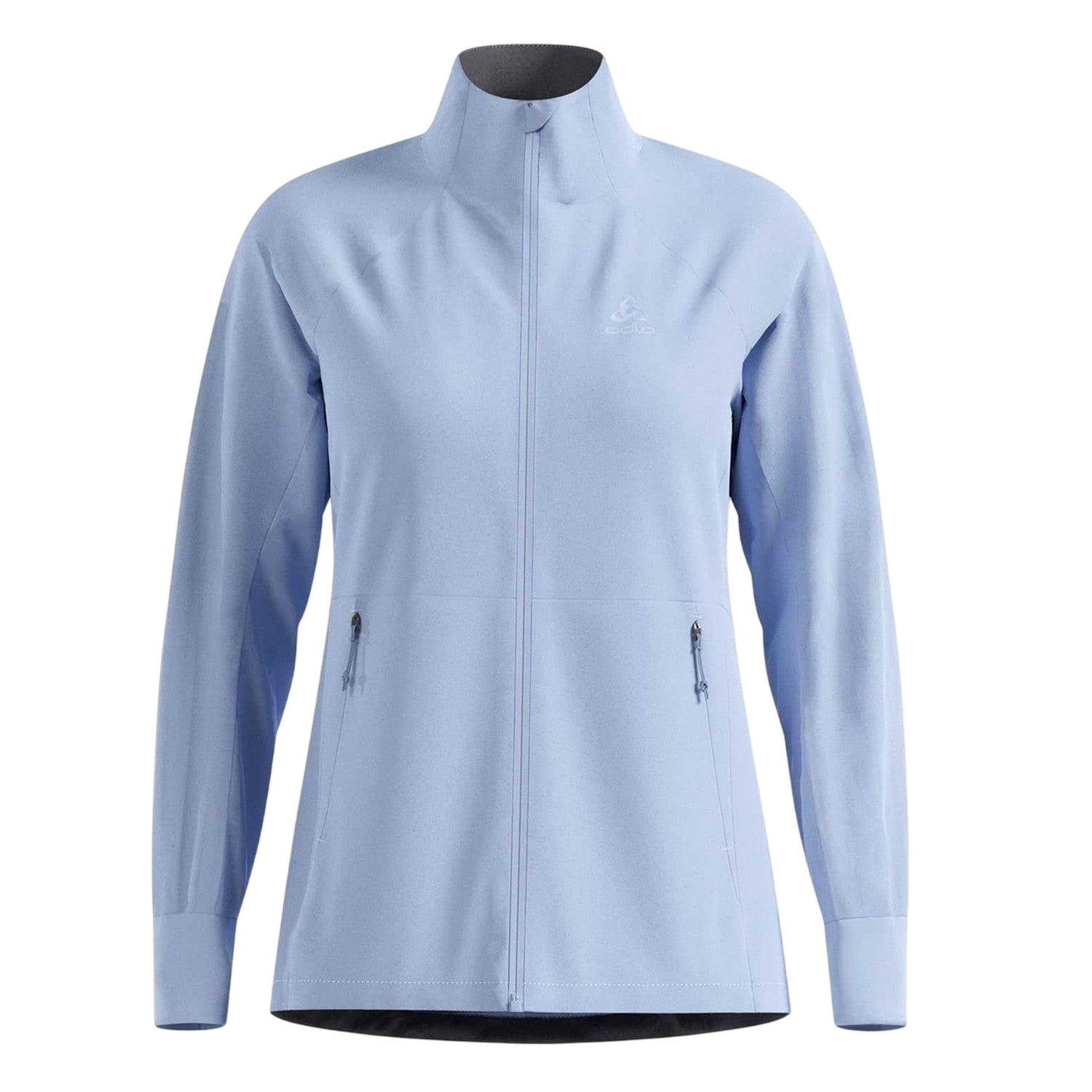 Heron - Front - Odlo Womens-Ladies Essentials Logo Jacket