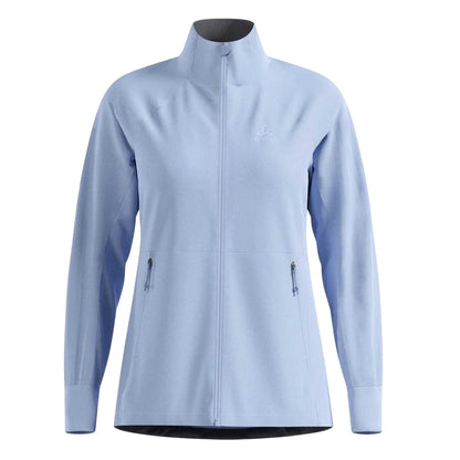 Heron - Front - Odlo Womens-Ladies Essentials Logo Jacket