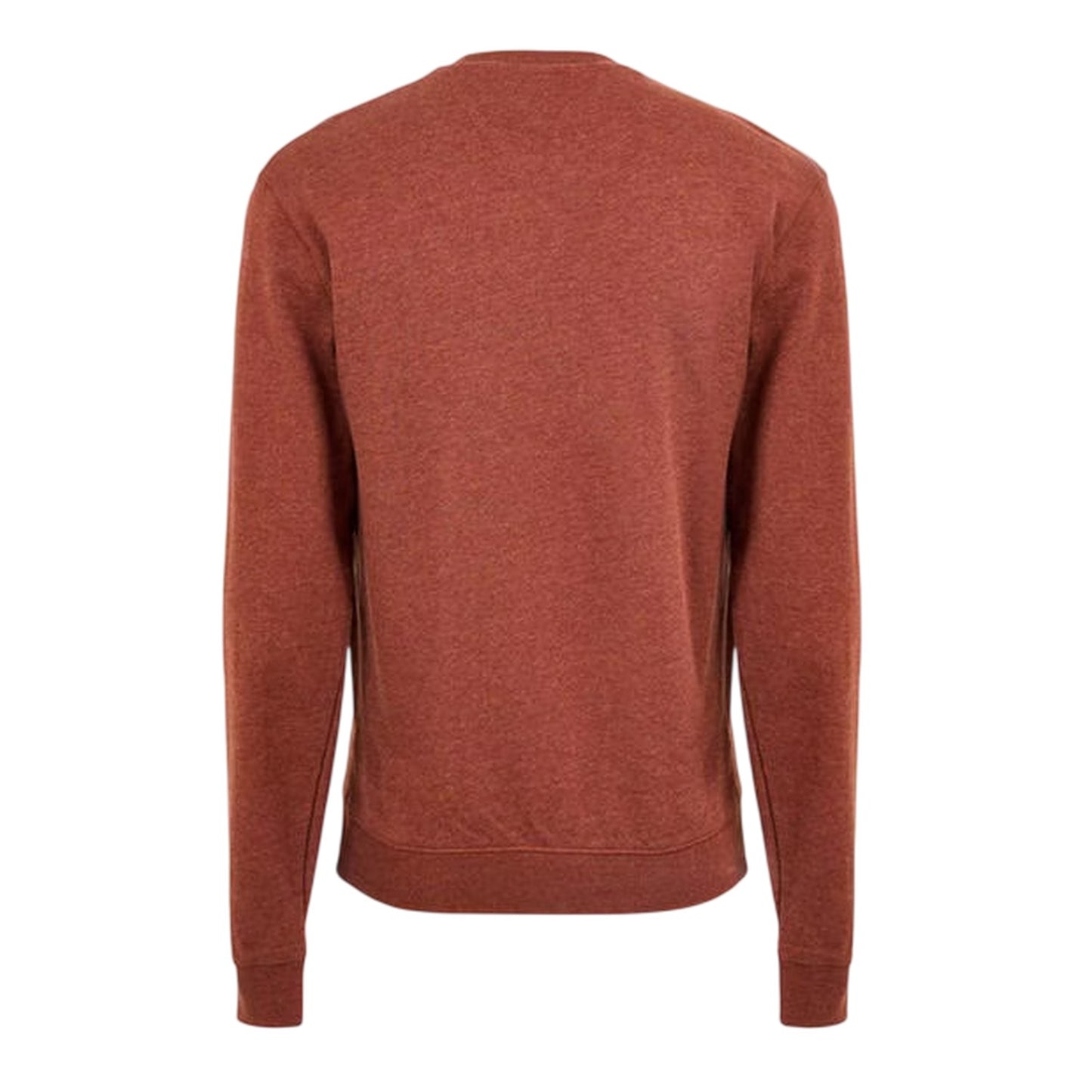 Teak Brown - Back - Farah Mens Organic Cotton Crew Neck Sweatshirt
