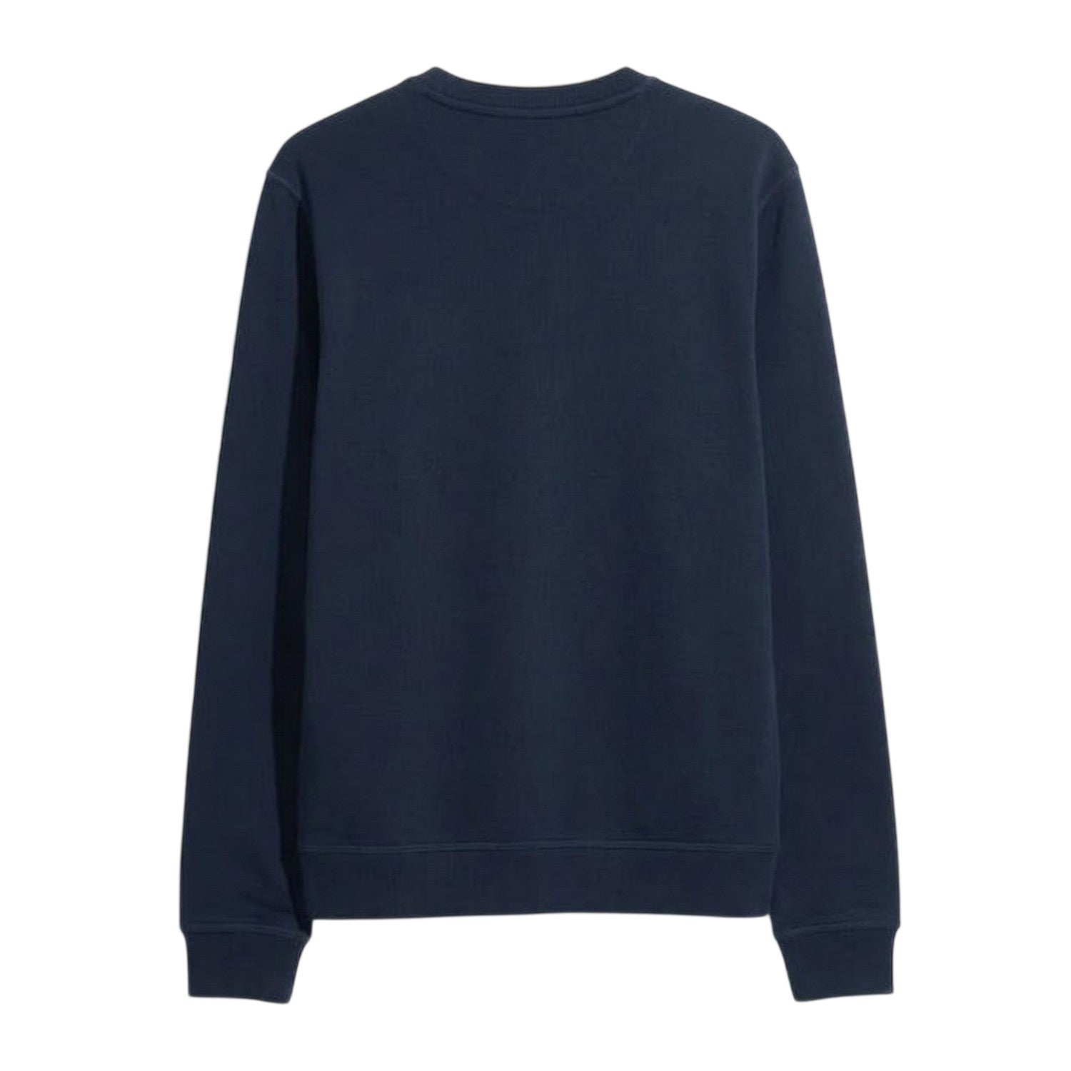 True Navy - Back - Farah Mens Organic Cotton Crew Neck Sweatshirt