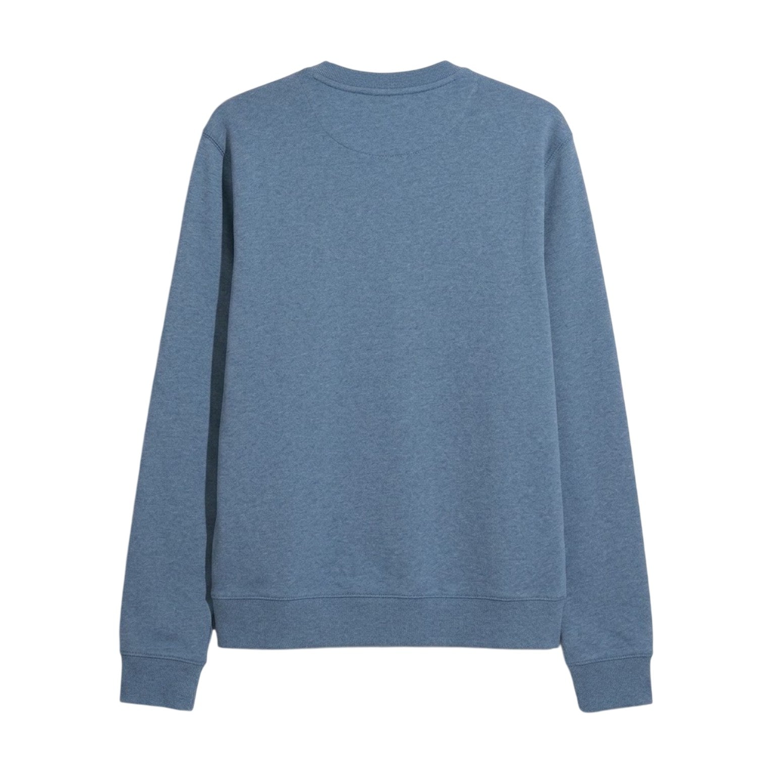 Blue Tide - Back - Farah Mens Organic Cotton Crew Neck Sweatshirt