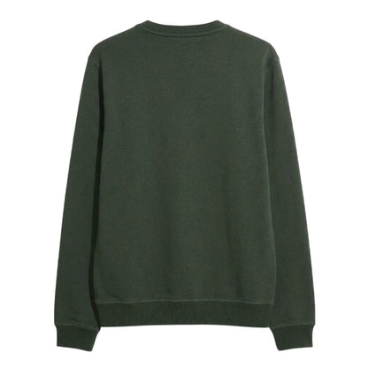 Evergreen - Back - Farah Mens Organic Cotton Crew Neck Sweatshirt