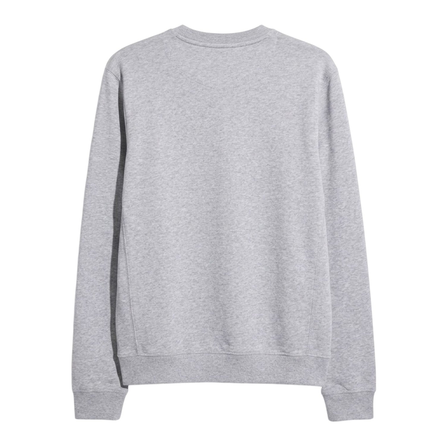 Grey Marl - Back - Farah Mens Organic Cotton Crew Neck Sweatshirt
