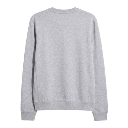 Grey Marl - Back - Farah Mens Organic Cotton Crew Neck Sweatshirt