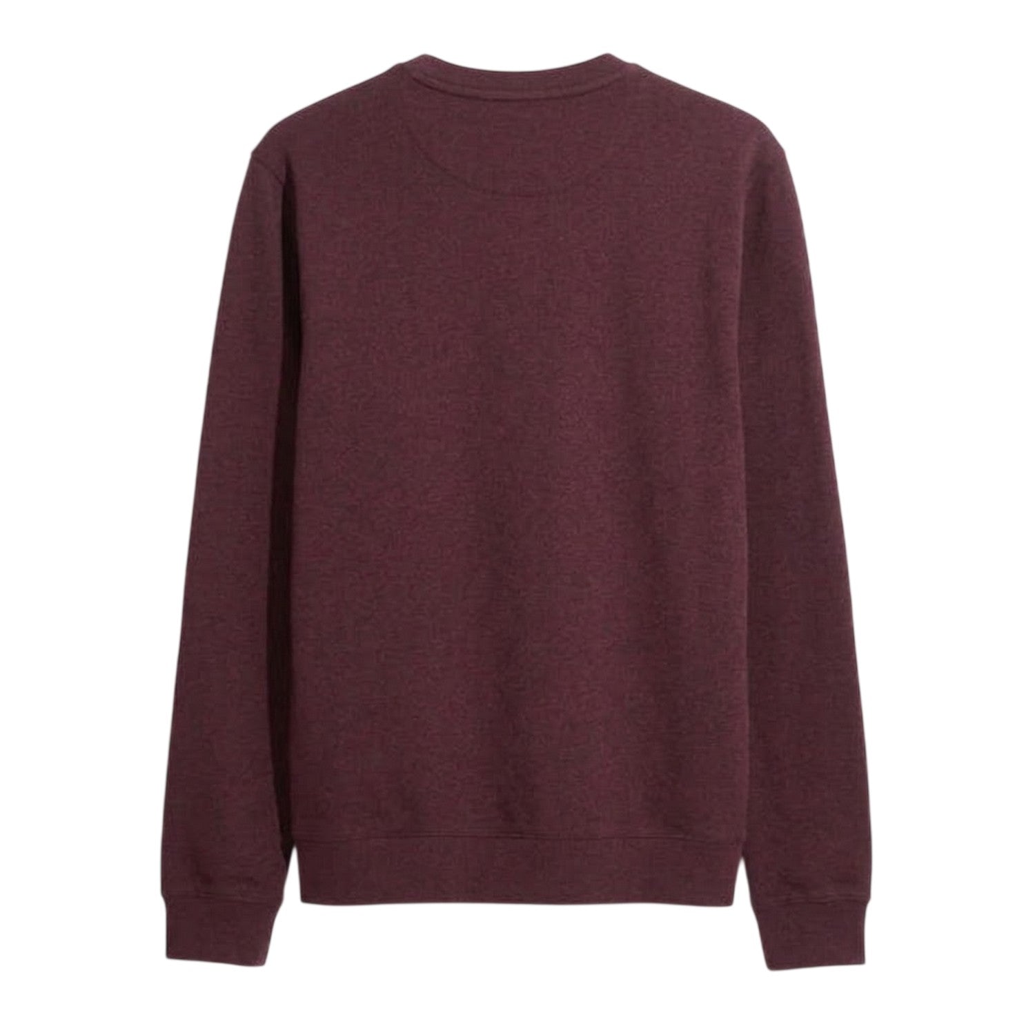 Red - Back - Farah Mens Organic Cotton Crew Neck Sweatshirt