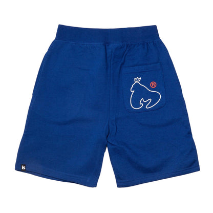 Royal Blue - Back - Money Childrens-Kids Cotton Logo Shorts
