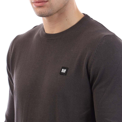 Charcoal - Side - Weekend Offender Mens Argentina Cotton Sweatshirt