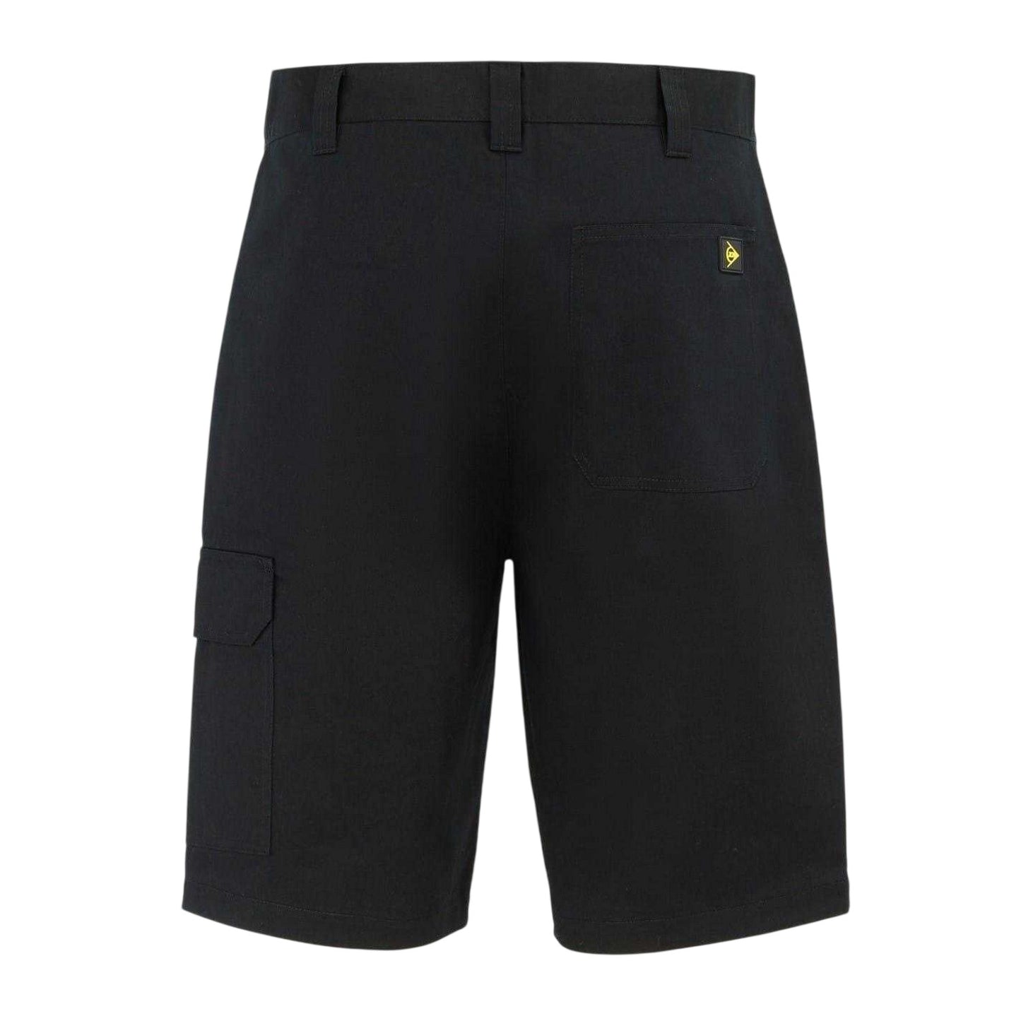Black - Back - Dunlop Mens Dispatch Logo Shorts