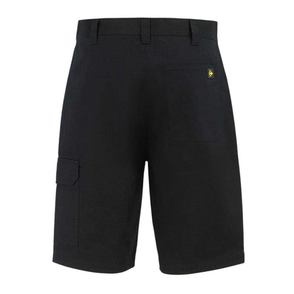 Black - Back - Dunlop Mens Dispatch Logo Shorts
