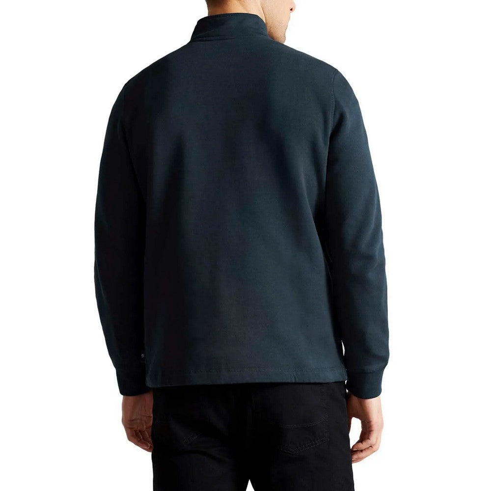 Navy - Back - Ted Baker Unisex Adult Kilbrn Quarter Zip Sweatshirt