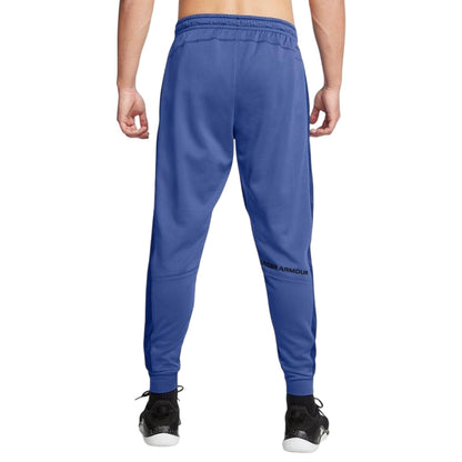 Blue - Back - Under Armour Mens Storm Tracksuit Bottoms