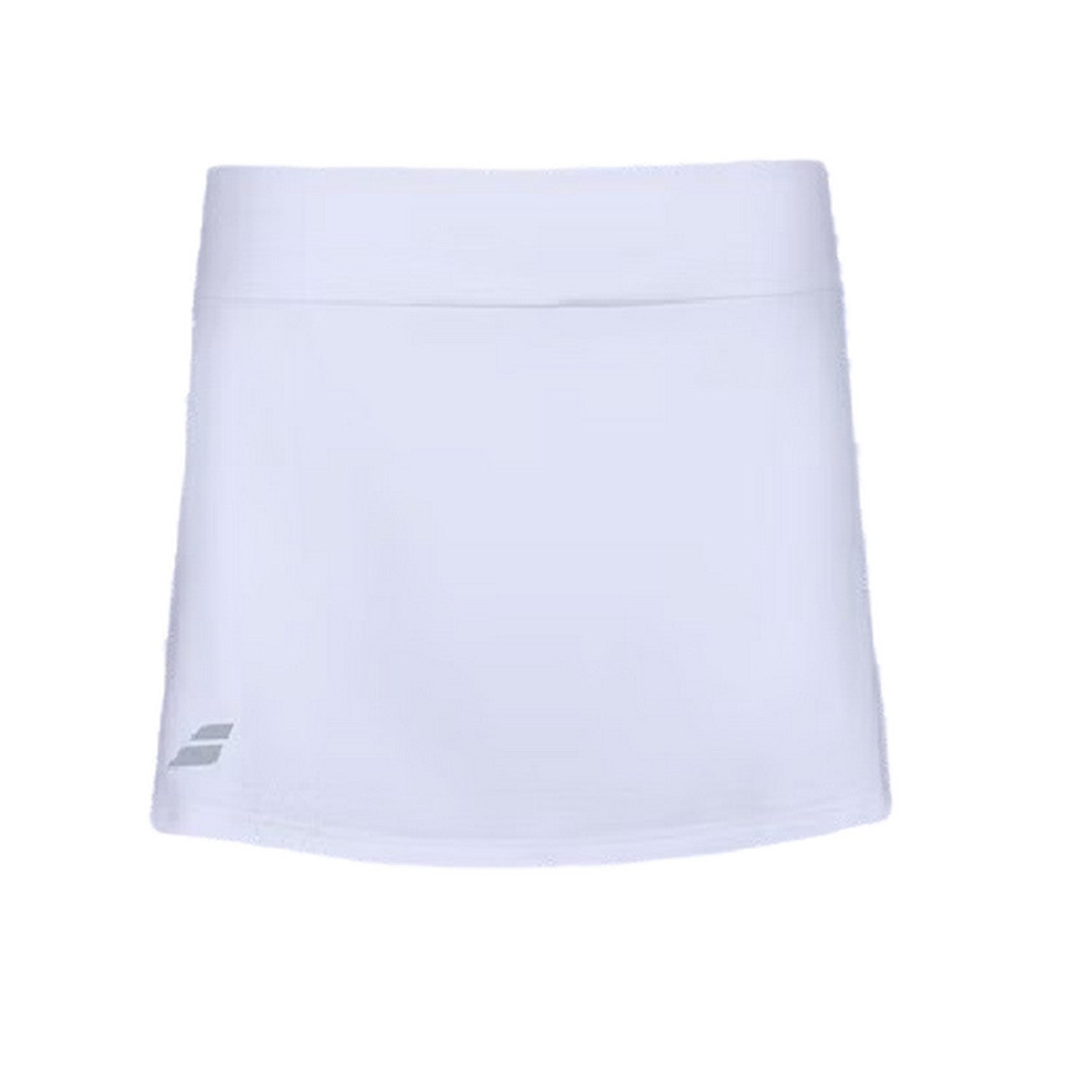White - Front - Babolat Womens-Ladies Logo Skirt