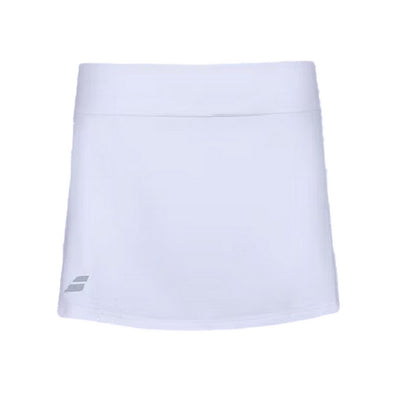 White - Front - Babolat Womens-Ladies Logo Skirt