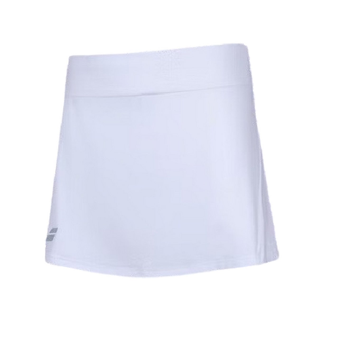 White - Side - Babolat Womens-Ladies Logo Skirt